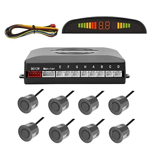 Предни + Задни Паркинг Сензори со Дисплеј