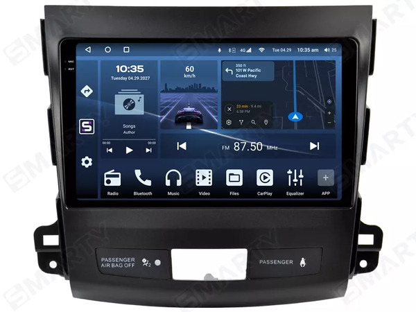 Android 9" Mitsubishi Outlander 2005-2012