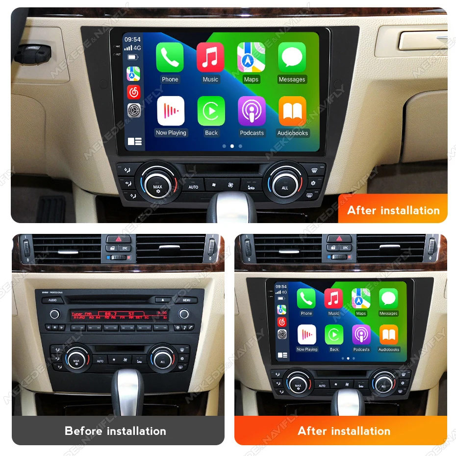 Android BMW Seie 3 E90 E92 E93 2005-2012 image 1