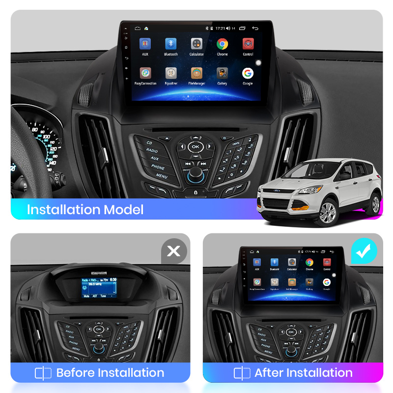 Android 9" Ford Kuga 2013-2016 image 1