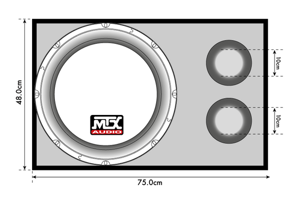 MTX TX615 38cm 15" 800W RMS 2Ω Subwoofer image 1